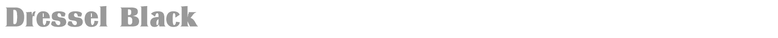 Dressel Black font preview